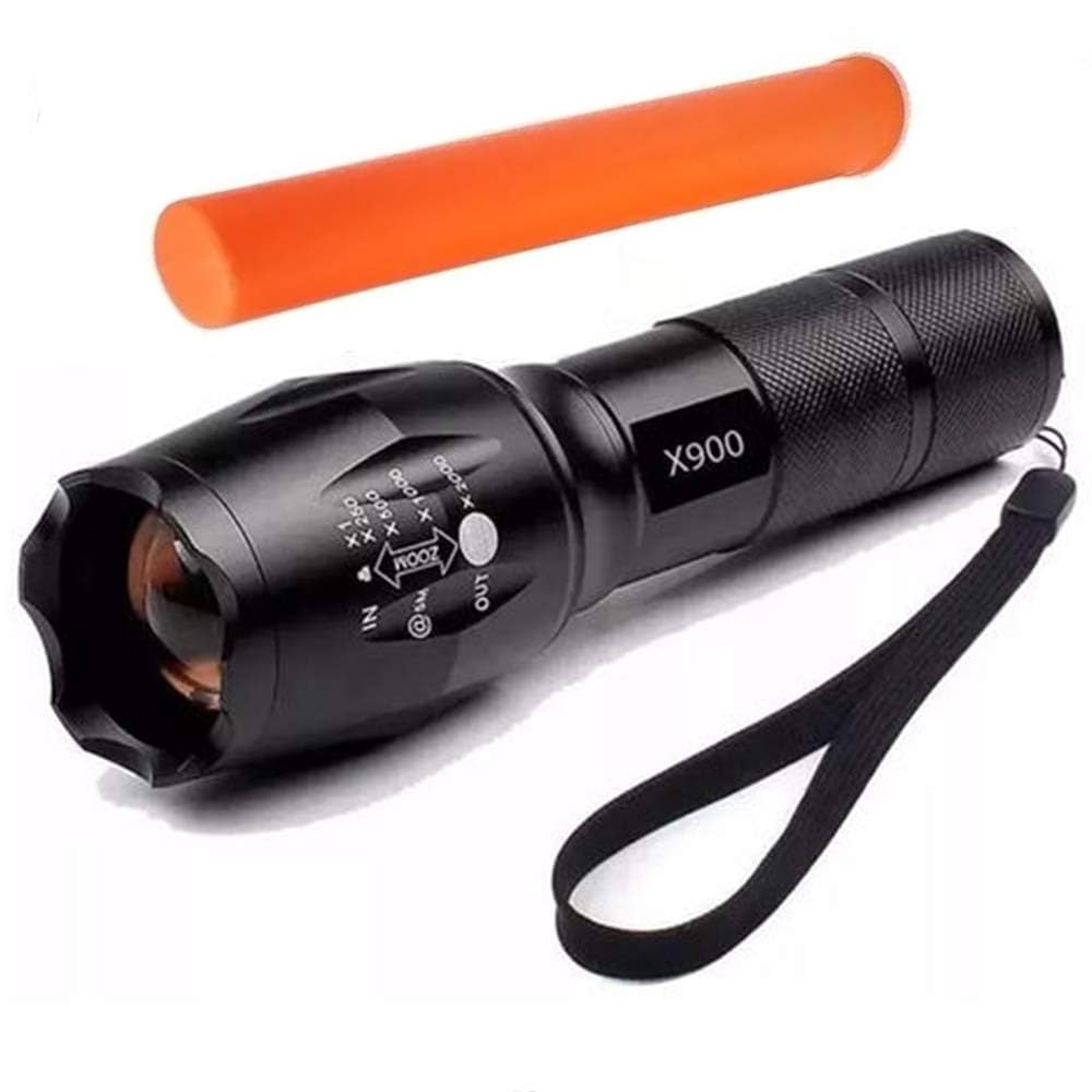 Lanterna Tática Recarregável Cree Led 22000w